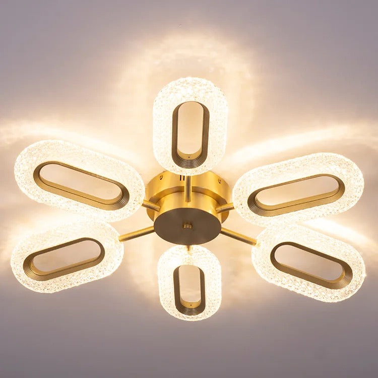 Modern Ventilation Fans Living Room, Bedroom Ceiling Light Minimalist Style Interior LED Ceiling Fan Light