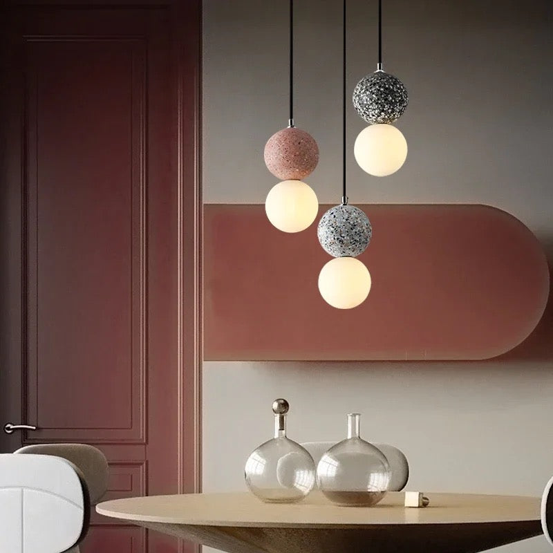 Modern Pendant Light Nordic Glass Living, Bedroom Hanging Lights