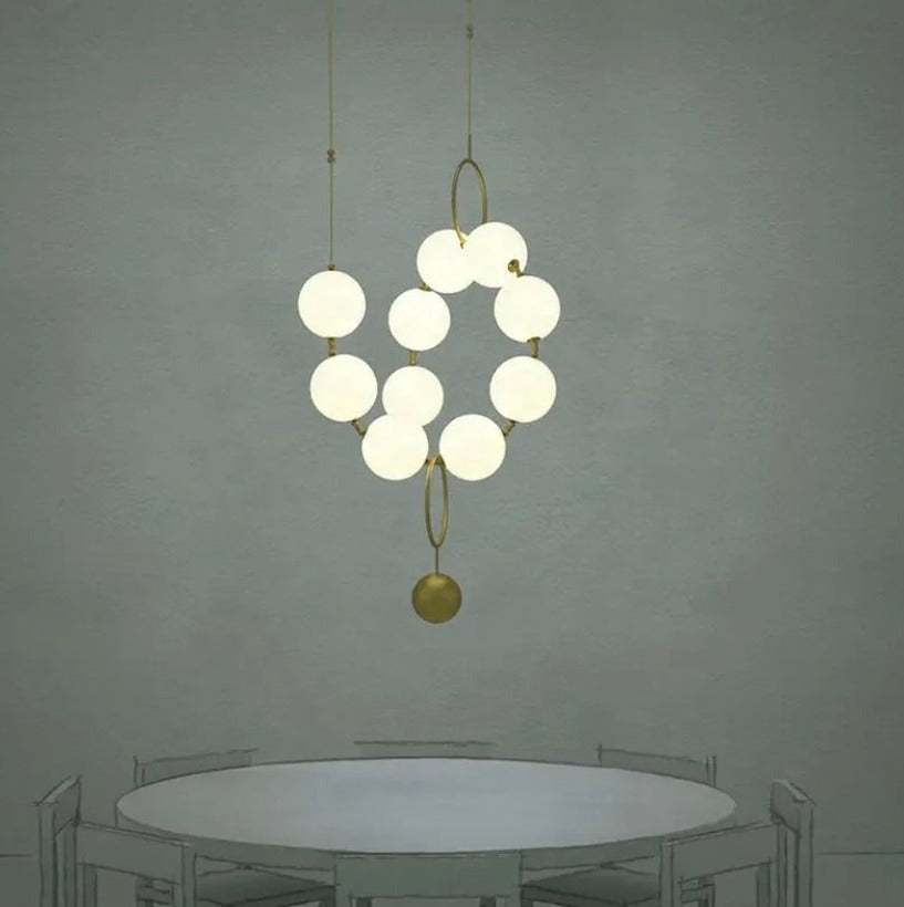 Designer Pendant Light Glass LED Hanging Home Living, Dining Room Lights