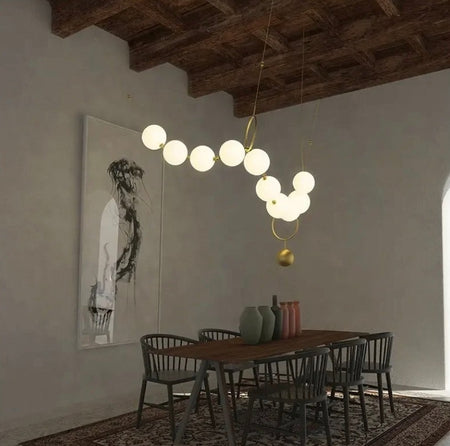 Designer Pendant Light Glass LED Hanging Home Living, Dining Room Lights