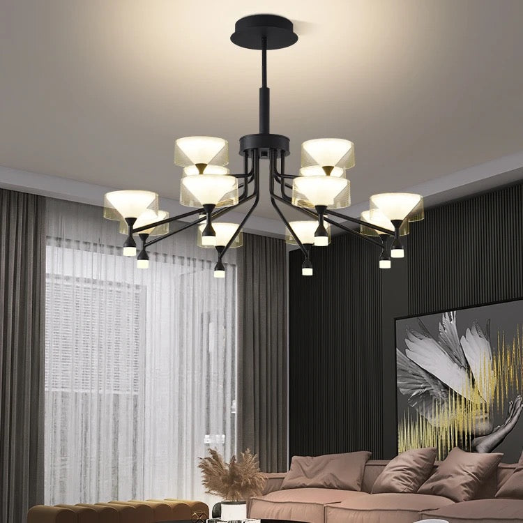 Modern LED Chandelier Indoor Pendant Light For Living - Dining Room