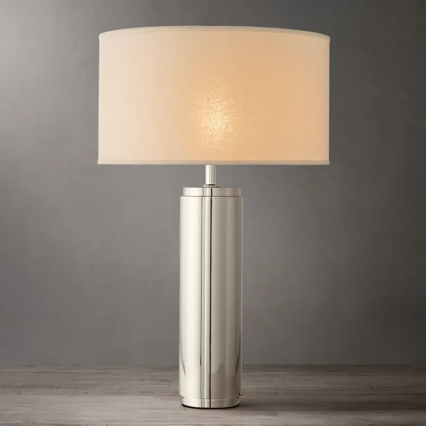 Modern Design Table Lamp Living Room, Bedroom Decorative Black Travertine Brass Led Desk Light