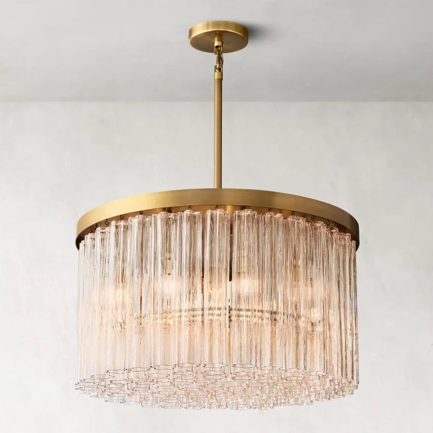 Vintage Chandelier Nordic Black, Gold Crystal Light Home Living, Dining Room Lights