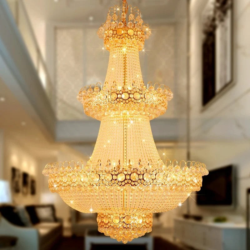 Antique Crystal Chandelier Luxury Classic Home, Villa, Hotel Wedding, Living Room Stairs Big Art Chandelier