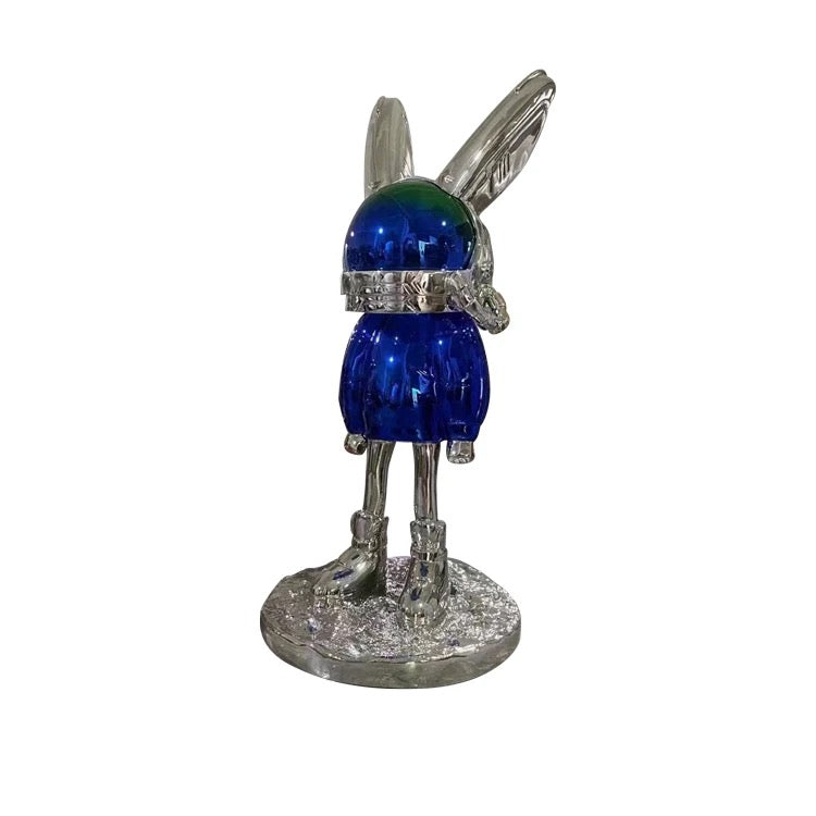 Designer Floor Lamp Large Astronaut Moonlight Rabbit Shape Art Sculpture Lights Home Bar Shop Decorative Lamps
