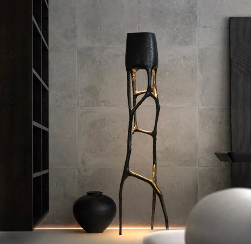 Modern Floor Lamp Art Design Tree Crotch Sculpture Light Hotel, Villa Living Room Standing Lamp