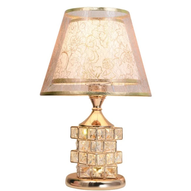 Table Lamps European Crystal Lamp with Plug Decor Lights